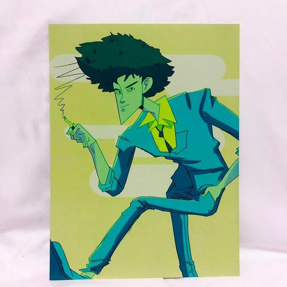 Cowboy Bebop Spike Spiegel Print - Picture 1 of 2